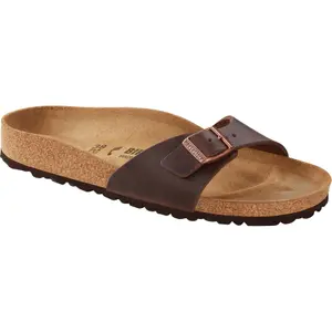 Oiled leather sandals Birkenstock Madrid image-0