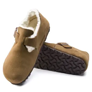 Suede clogs Birkenstock London image-2