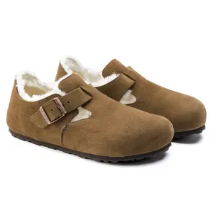 Suede clogs Birkenstock London image-4