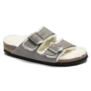 Sandales Birkenstock Arizona Vl Stone Coin Lammfell image-1