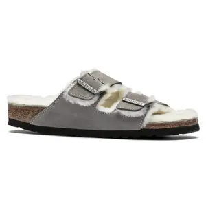 Sandales Birkenstock Arizona Vl Stone Coin Lammfell image-0