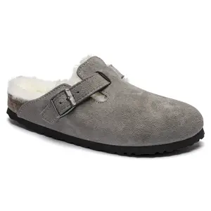 Sabots Birkenstock Boston Suede Leather image-0