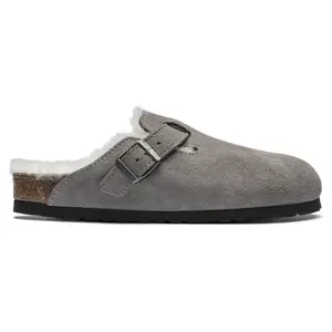 Sabots Birkenstock Boston Suede Leather image-1