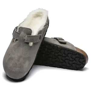 Sabots Birkenstock Boston Suede Leather image-2