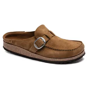 Women's suede clogs Birkenstock Buckley image-1
