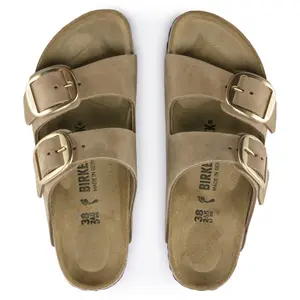 Mules femme Birkenstock Arizona Big Buckle Nubuk Leather image-3