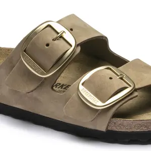 Mules femme Birkenstock Arizona Big Buckle Nubuk Leather image-5