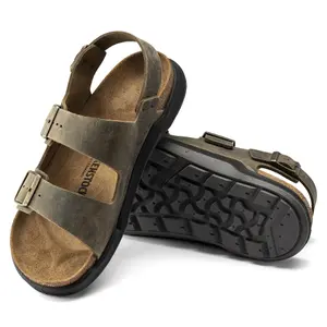 Olajozott bőr szandál Birkenstock Milano Oiled image-3