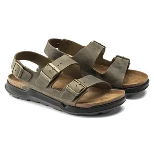 Olajozott bőr szandál Birkenstock Milano Oiled image-2