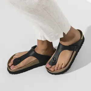 Wedge flip-flops for women Birkenstock Gizeh grooved Birko-Flor image-6