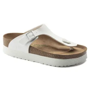 Women's flip-flops Birkenstock Gizeh grooved Birko-Flor image-1
