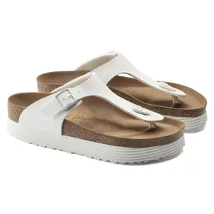 Women's flip-flops Birkenstock Gizeh grooved Birko-Flor image-2