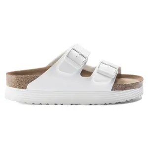 Pantoletten für Damen Papillio Arizona grooved Birko-Flor