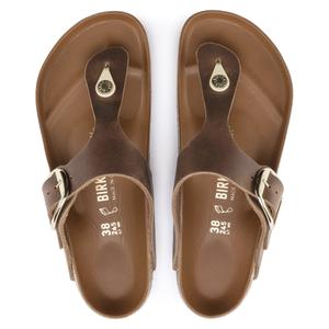 Sandalen für Damen Birkenstock Gizeh Big Buckle Natural Leather Oiled image-3