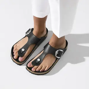 Sandales femme Birkenstock Gizeh Big Buckle Waxy Leather image-5