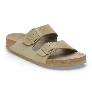 Leather sandals Birkenstock Arizona Suede image-1
