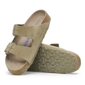 Leather sandals Birkenstock Arizona Suede image-2