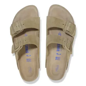 Leather sandals Birkenstock Arizona Suede image-3