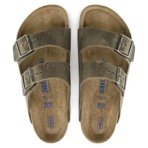 Sandales Birkenstock Arizona Waxy Leather image-3