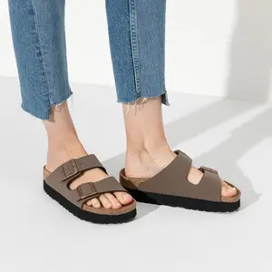 Mules compensées femme Birkenstock Arizona Birko-Flor image-3