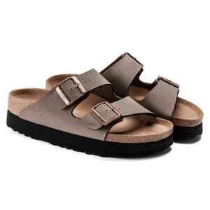 Mules compensées femme Birkenstock Arizona Birko-Flor image-2