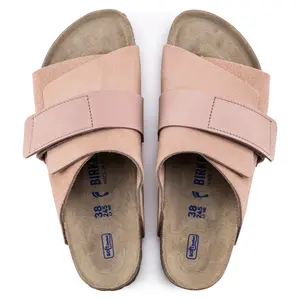 Sandales cuir nubuck/suède Birkenstock Kyoto image-4