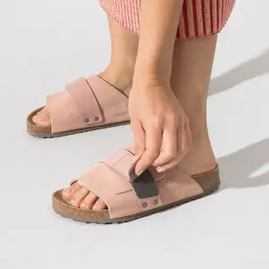 Sandales cuir nubuck/suède Birkenstock Kyoto image-5