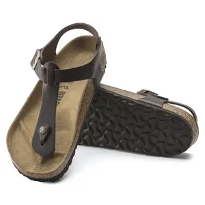Geoliede Leren Sandalen Birkenstock Kairo image-4