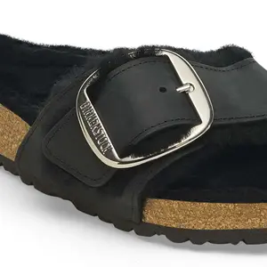 Women's sandals Birkenstock Madrid Big Buckle Shearling Oiled Leather image-5