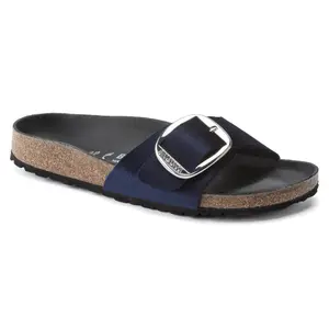 Mules velours à grosse boucle femme Birkenstock Madrid image-1