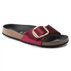 Mules en velours à grosse boucle femme Birkenstock Madrid image-1