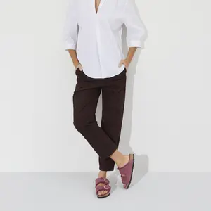 Sandales femme Birkenstock Arizona Shearling Suede Leather image-5