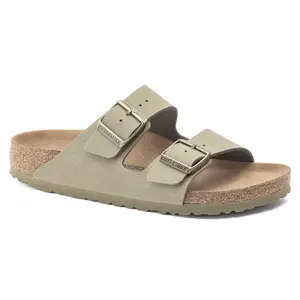 Nubuck sandals Birkenstock Arizona Birko-Flor image-1