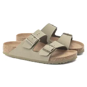 Nubuck sandals Birkenstock Arizona Birko-Flor image-3