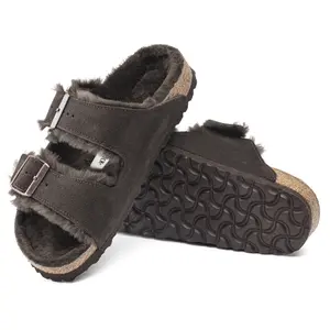 Sandalen Birkenstock Arizona Suede Leather Fur image-6
