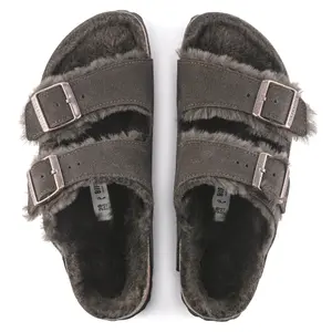 Sandalen Birkenstock Arizona Suede Leather Fur image-5