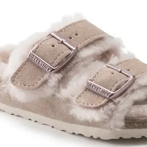 Sandalen für Mädchen Birkenstock Arizona Suede Shea Laf image-5