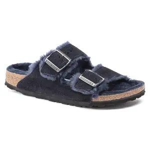 Wildleder- und Lammfell-Sandalen Birkenstock Arizona image-1