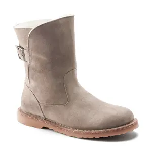 Bottines cuir suède femme Birkenstock Uppsala Shearling image-1
