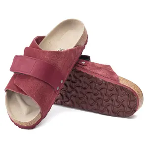 Sandales cuir nubuck/suède Birkenstock Kyoto image-3