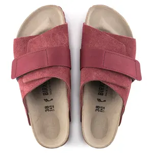 Sandales cuir nubuck/suède Birkenstock Kyoto image-4