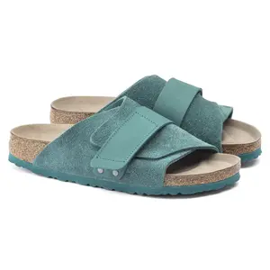 Sandals Birkenstock Kyoto Nubuck/Suede Leather image-4