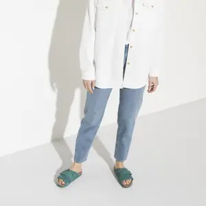 Sandals Birkenstock Kyoto Nubuck/Suede Leather image-6