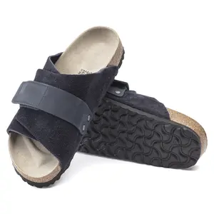 Sandals Birkenstock Kyoto Nubuck Leather Suede image-3