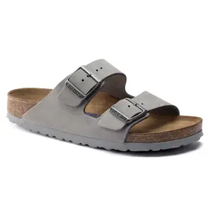 Nubuck leather sandals Birkenstock Arizona image-1