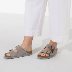 Nubuck leather sandals Birkenstock Arizona image-4