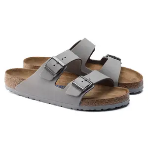 Nubuck leather sandals Birkenstock Arizona image-2