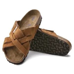 Sandales cuir suède Birkenstock Lugano image-6