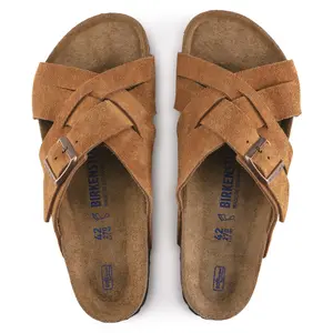 Sandales cuir suède Birkenstock Lugano image-4