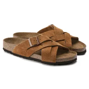 Sandales cuir suède Birkenstock Lugano image-2
